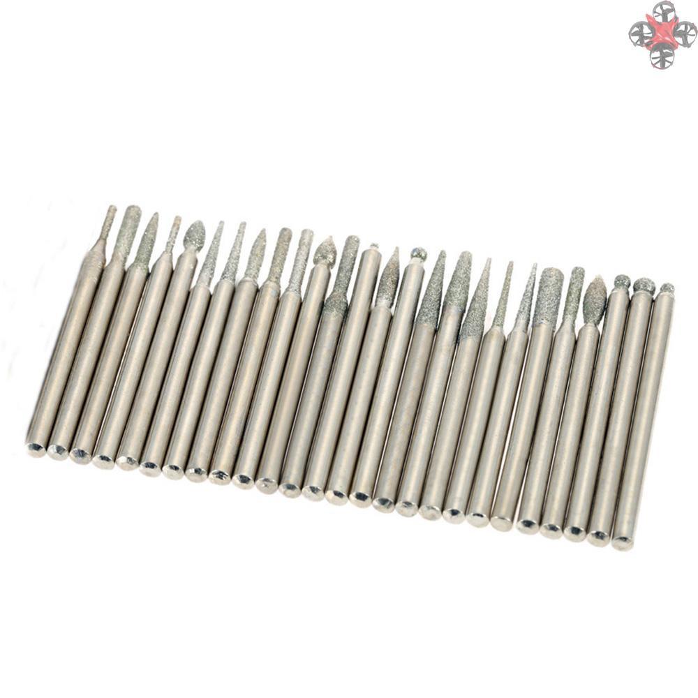 Bộ 30 Đầu Mài Mạ Điện 3mm Cho Máy Mài