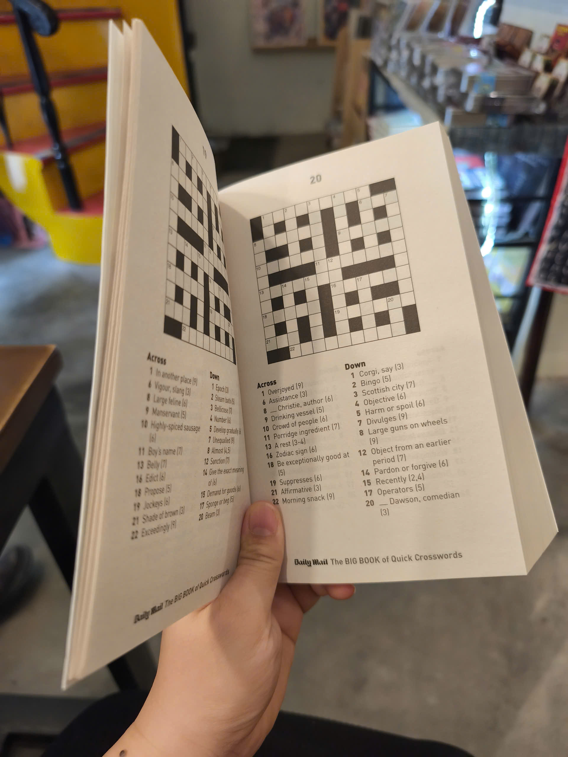 Sách - The Big Book of Quick Crosswords 7 | Games / Ngoại văn Nhập khẩu UK / Trò chơi ô chữ giải trí