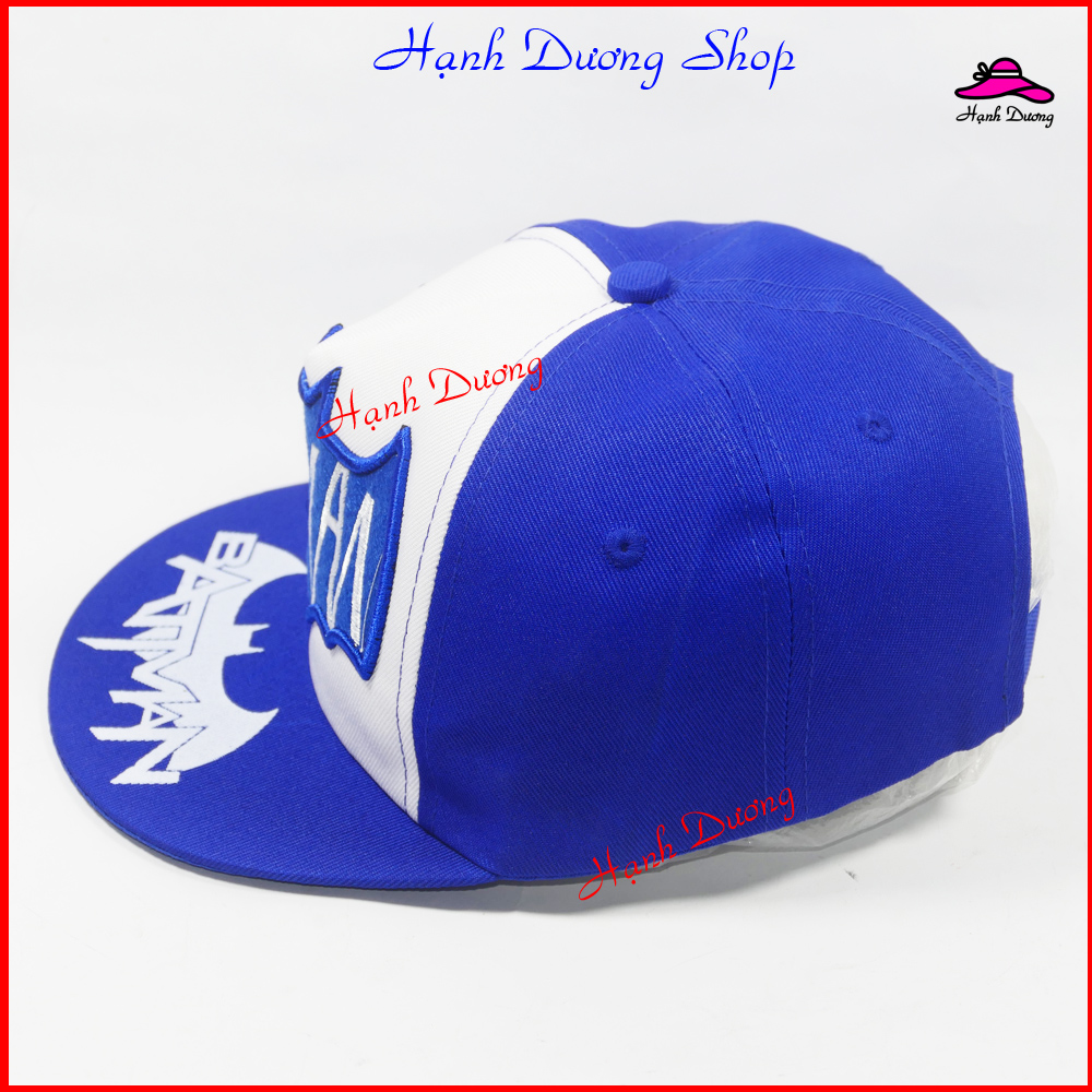 Mũ snapback hiphop cho bé từ 2 đến 5 tuổi, phong cách năng động cho bé yêu nhà bạn, thiết kế mỏ bằng, màu sắc hoạt tiết nổi bật bắt mắt