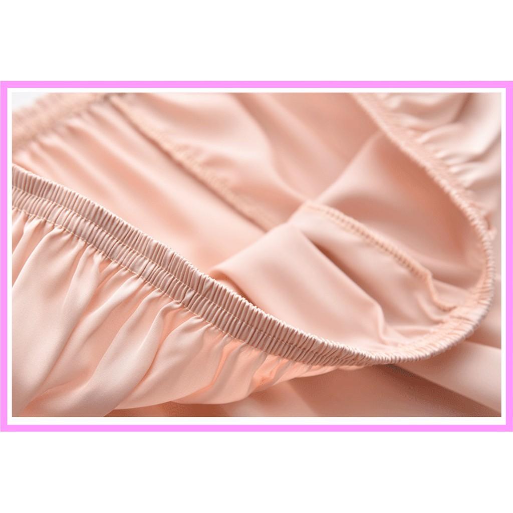 Q083 - - Combo 3 Quần đùi nữ mặc nhà lụa satin. Vừa làm quần mặc nhà, quần đi ngủ mềm nhẹ, thoáng mát