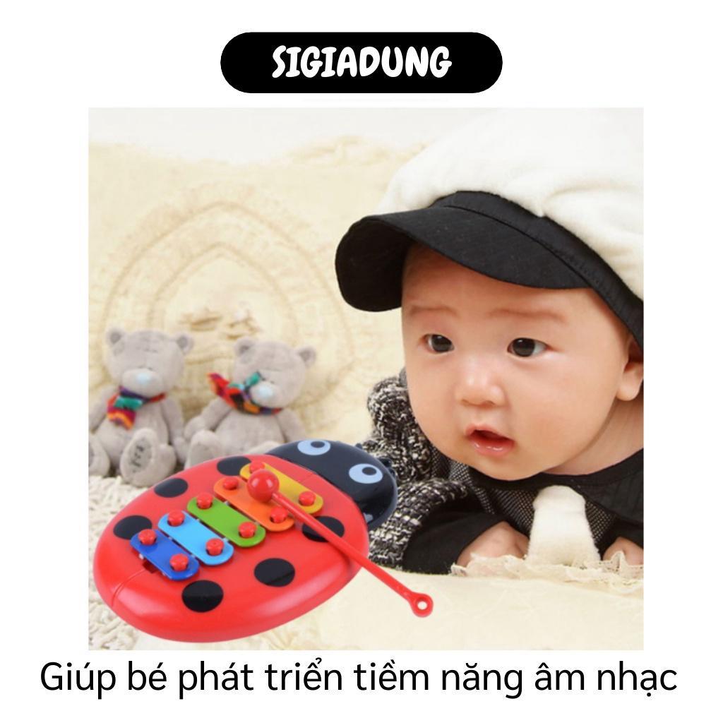 Đàn Gõ - Đồ Chơi Nhạc Cụ Hình Bọ Cánh Cứng 5 Nốt Nhạc Cho Bé Chơi Nhạc 6860