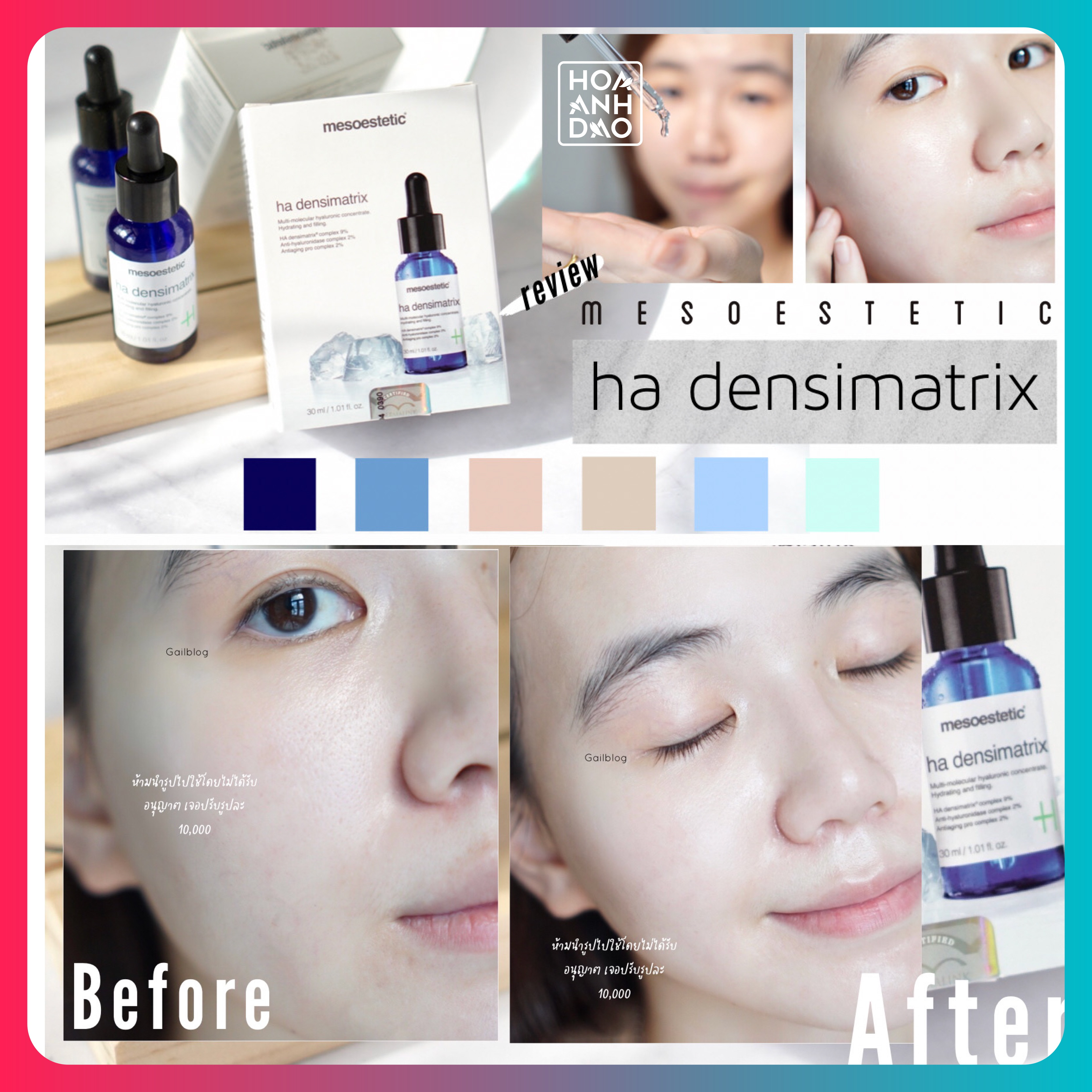 Serum dưỡng ẩm và chống lão hóa Mesoestetic HA Densimatrix