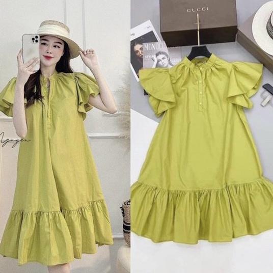 Đầm bầu công sở -Váy bầu xinh suông a trẻ trung,đuôi cá đẹp