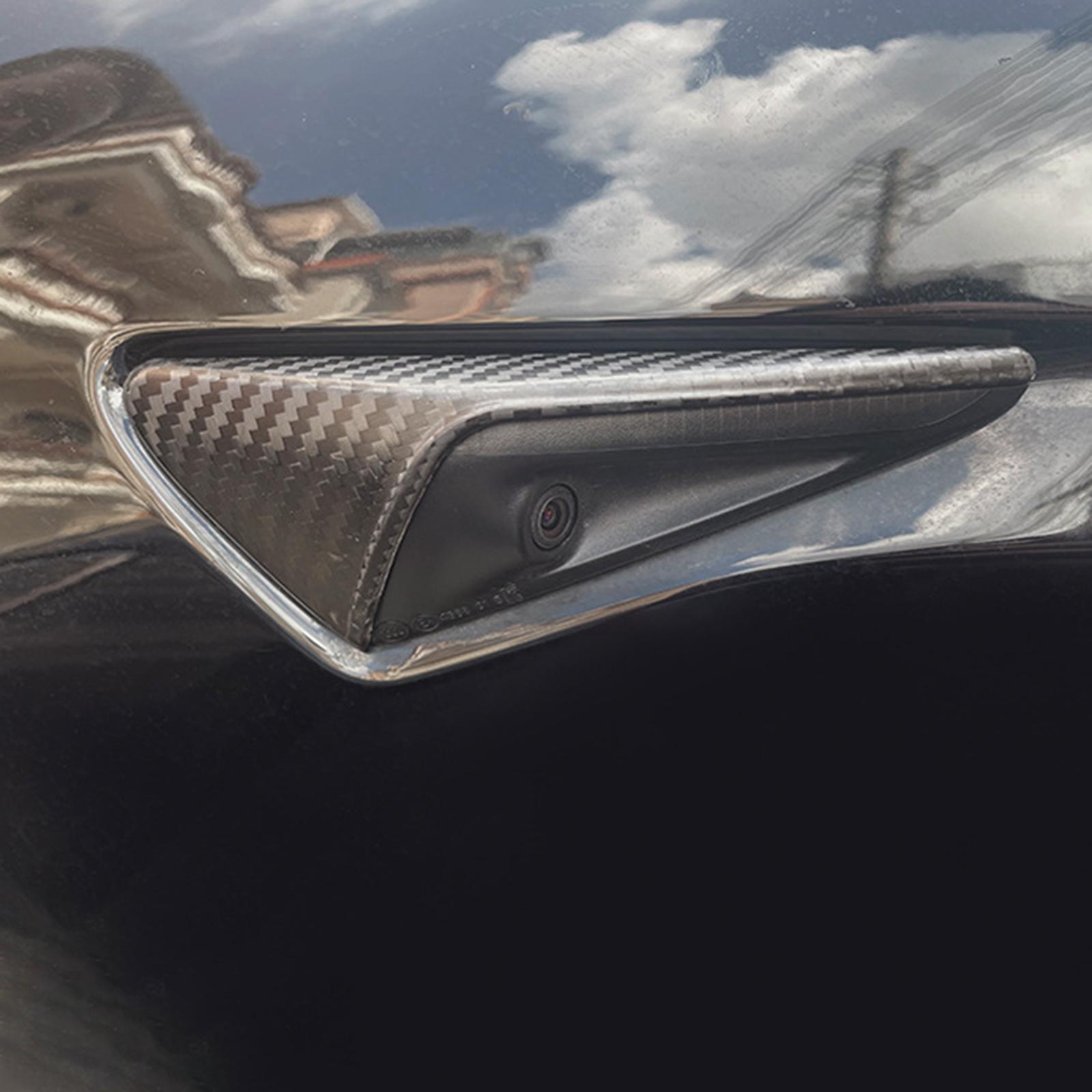Side Camera Protection Cover ABS Plastic Indicator Cover Fits for Tesla Model 3 Model Y