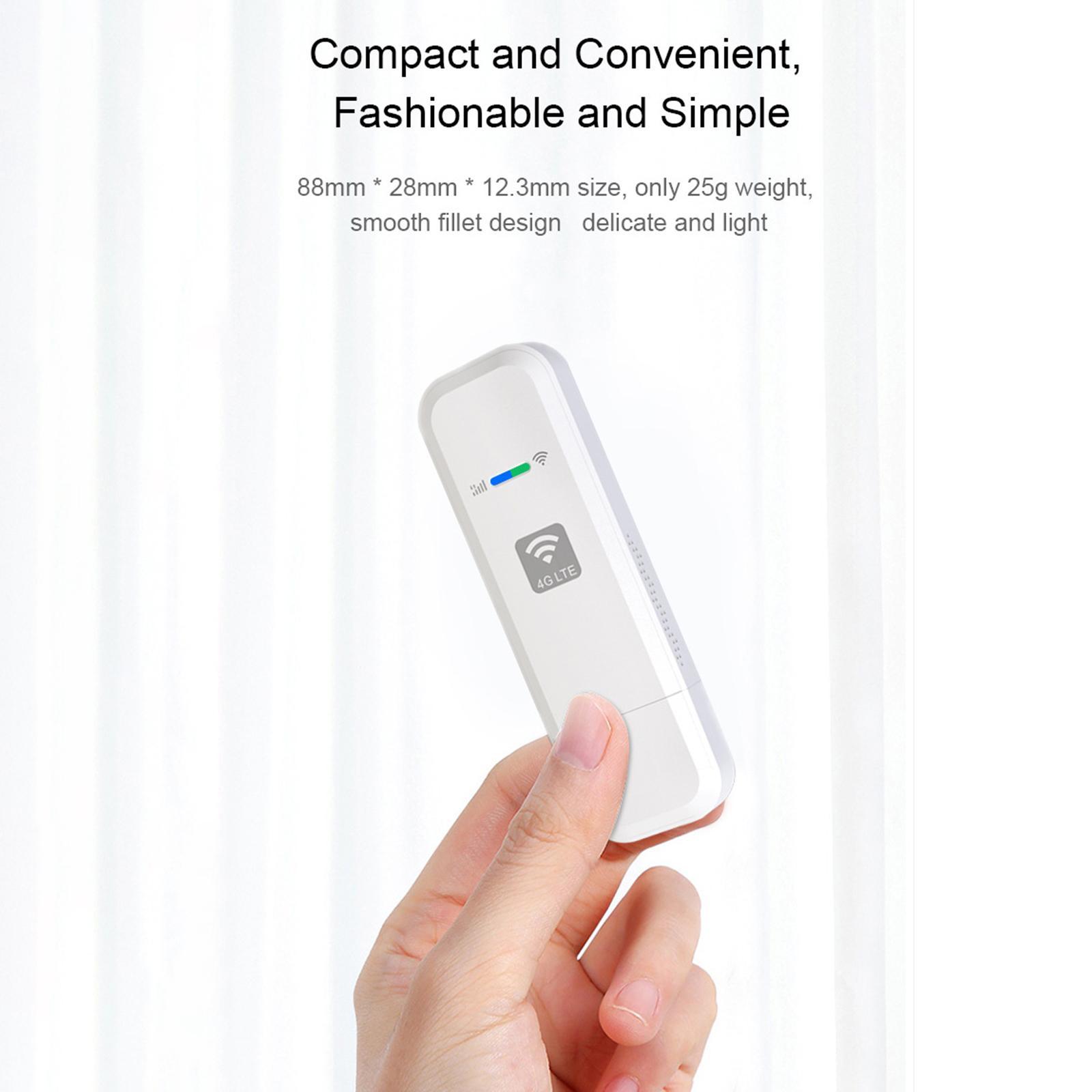 1Pcs 4G WiFi Router Wireless USB Modem EU Version Adapter Function for Hotel