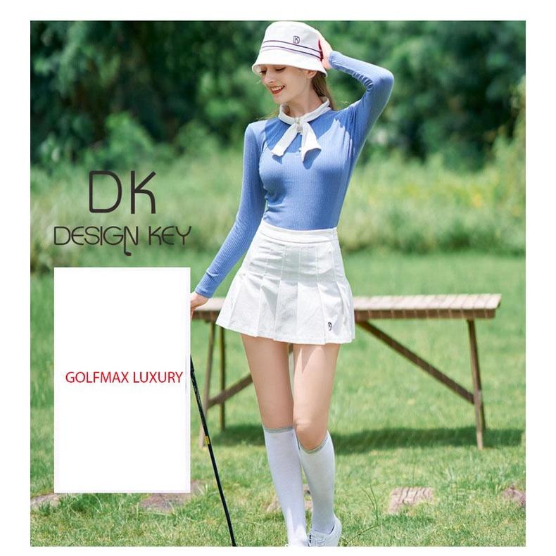 Fullset nữ chơi golf Thiết kế Hàn Quốc - Chất liệu polyester kết hợp spandex cao cấp DK213-68-69