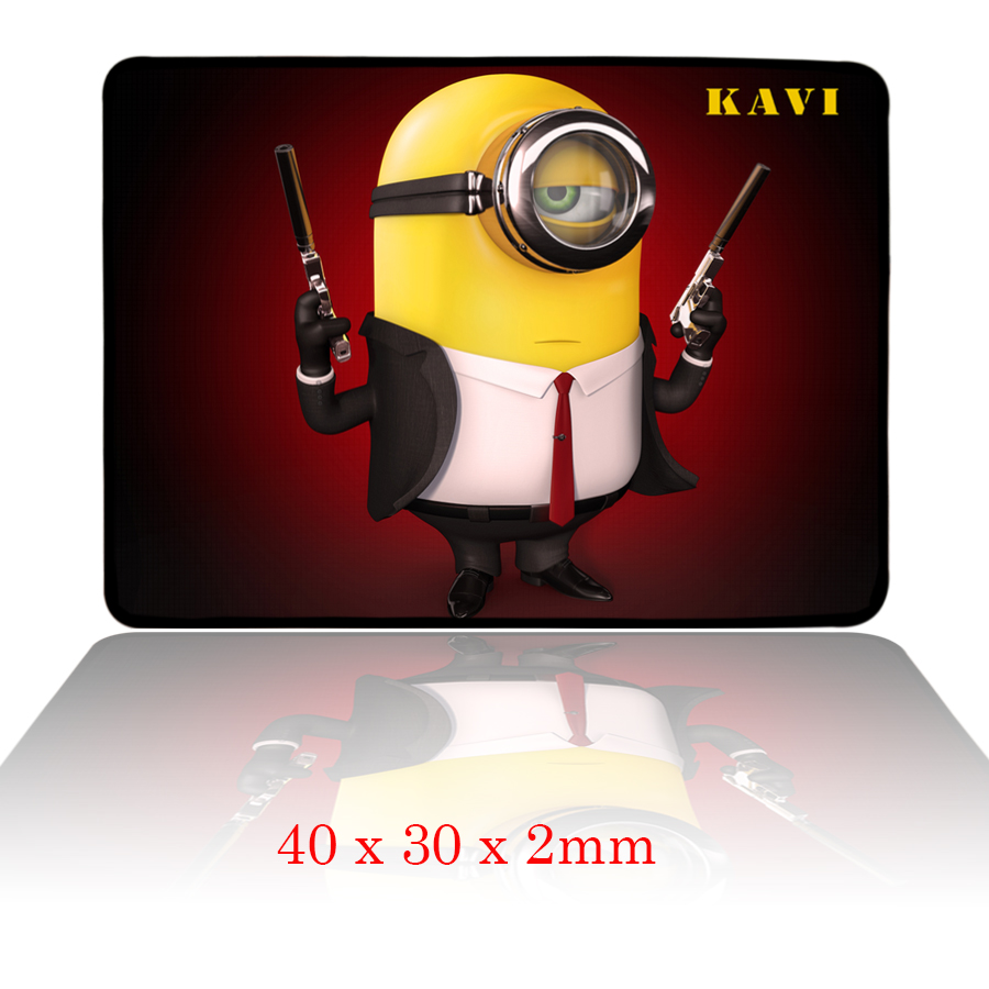 Miếng Lót Chuột Size Nhỏ (40x30x2 ) Mẫu Minion Hitman Chính Hãng