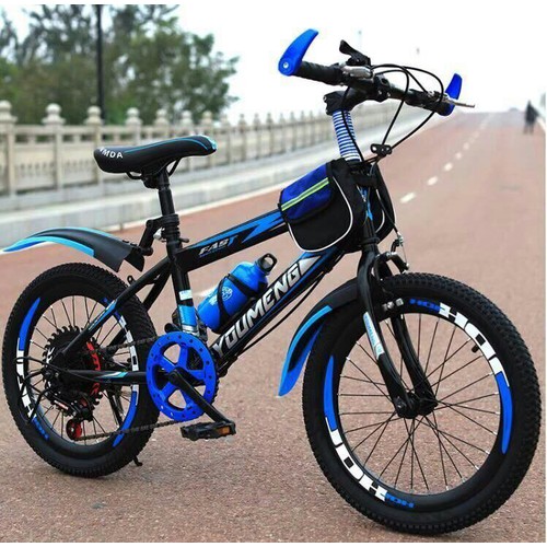 Xe đạp thể thao địa hình bánh 24 inch cho bé 7-11 tuổi Tặng kèm dầu tra xích + chuông la bàn