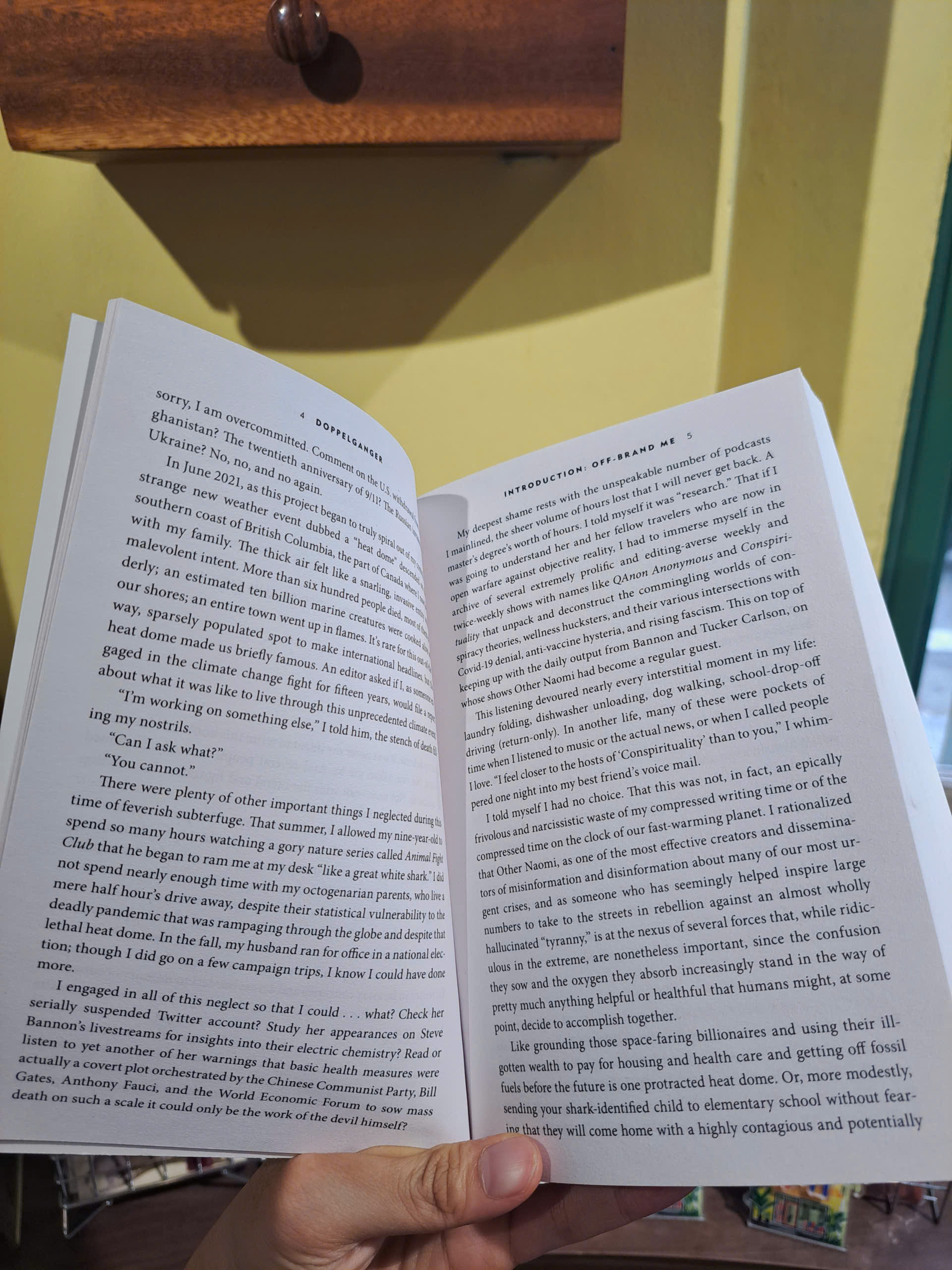 Sách - Doppelganger: A Trip Into the Mirror World by Naomi Klein | NonFiction / Politics / Ngoại văn