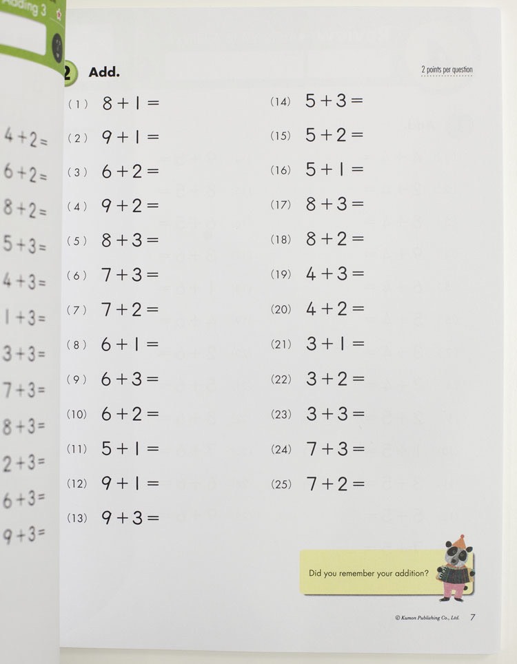 Kumon math workbooks nhập 10q khổ a4