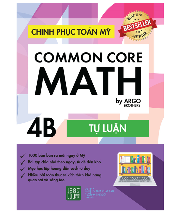 Sách - Common Core Math - Chinh phục toán Mỹ 4B