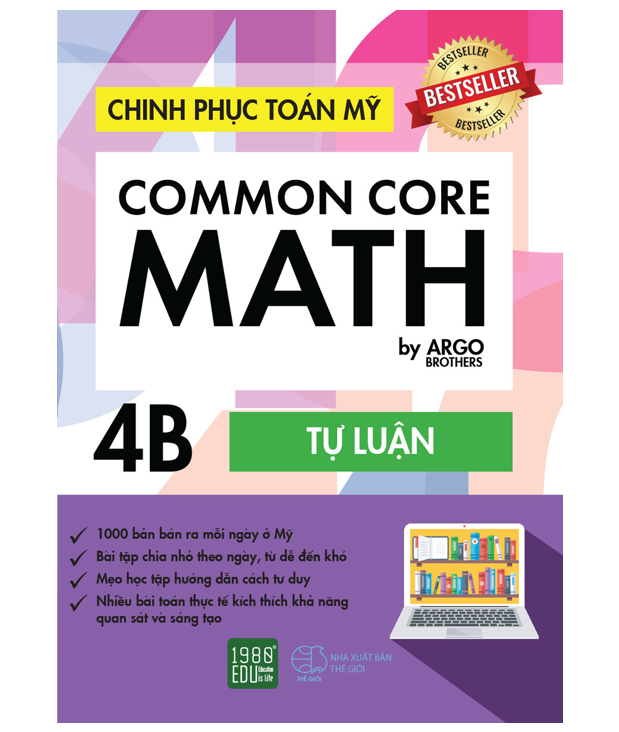 Sách - Common Core Math - Chinh phục toán Mỹ 4B (1980)