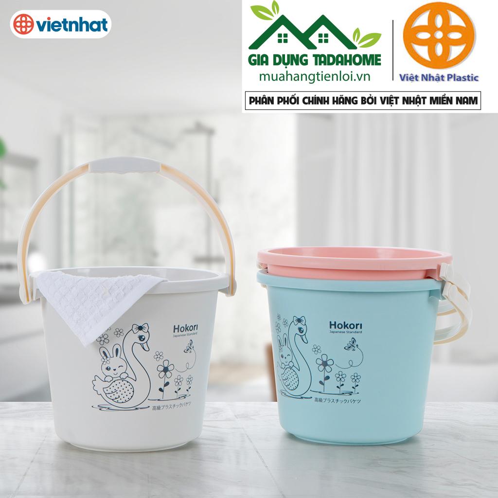 XÔ NHỰA ĐỰNG NƯỚC CAO CẤP 6L 11L VIỆT NHẬT HOKORI 5211-5212 (MÀU NGẪU NHIÊN) - TADAHOME