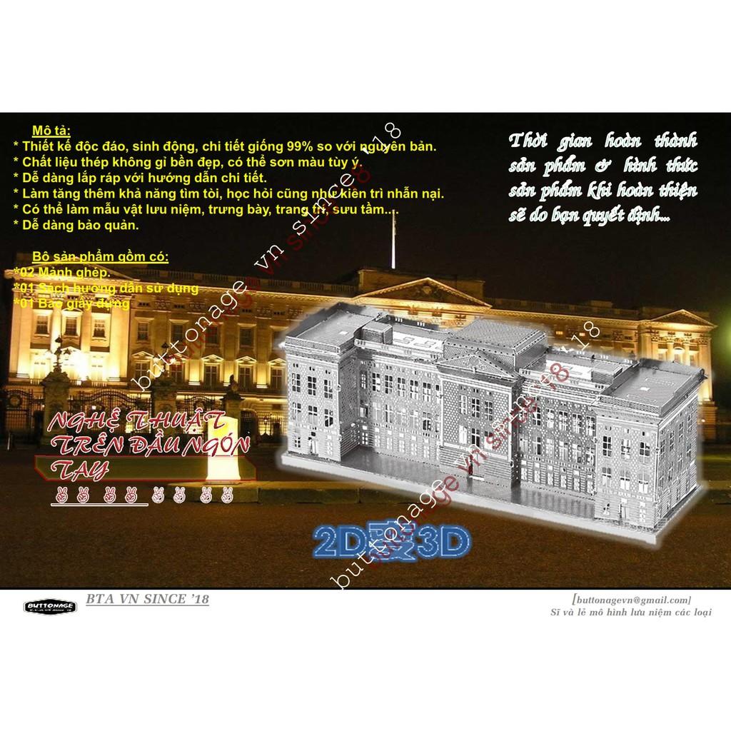 Mô Hình Lắp Ráp 3d Cung điện Buckingham