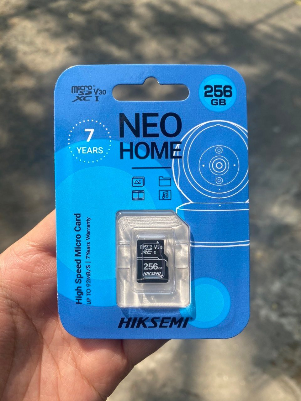 Thẻ nhớ 256GB HIKSEMI NEO HOME D1 Xanh Da Trời (Lifetime | Hộp 50c HS-TF-D1-256G ) - Hàng Chính Hãng