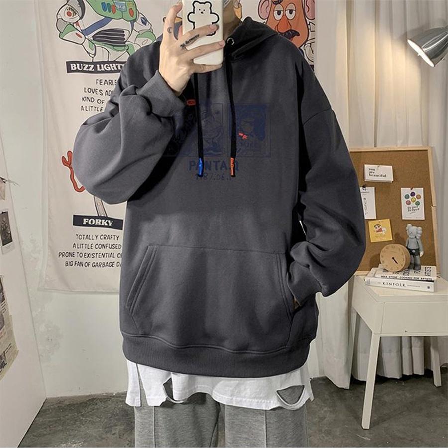 Áo mũ Hoodie Unisex 4 Mèo nằm Phong Boutique form rộng 4 màu nỉ bông cặp đôi nam nữ Oversize Ulzzang thu đông