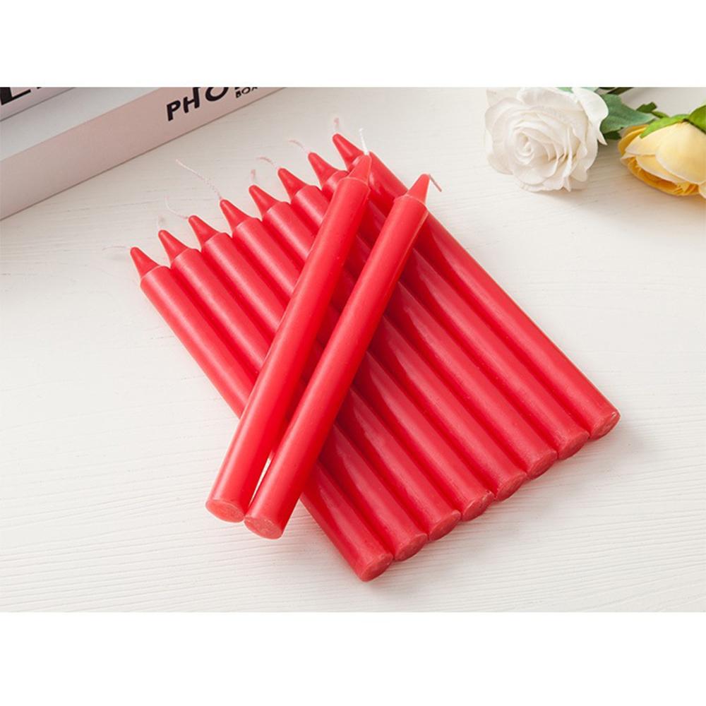 10 cây Nến thẳng không có mùi thơm dài 6,7 inch cho tiệc sinh nhật Lễ hội Lễ kỷ niệm Nhà thờ