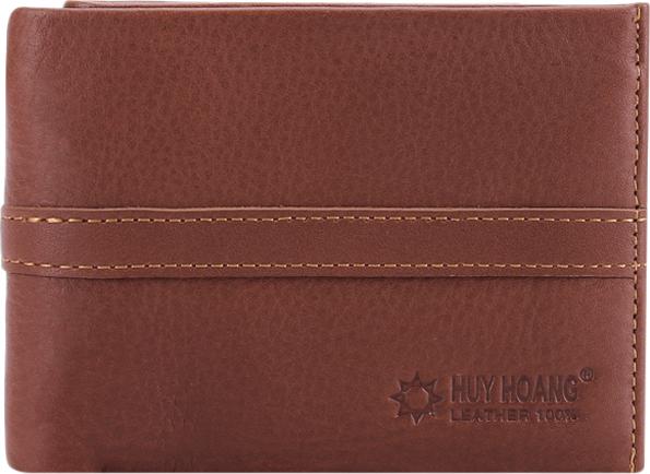 Ví Nam Sọc Ngang Huy Hoàng HT2131  - Da