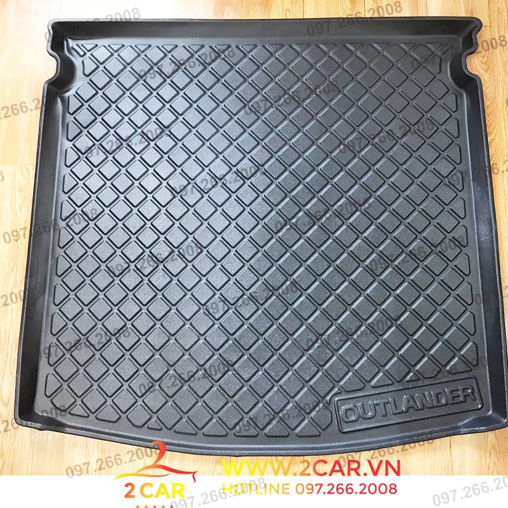 Lót cốp nhựa dẻo xe Mitsubishi Outlander 2016-2023 chất liệu TPO cao cấp