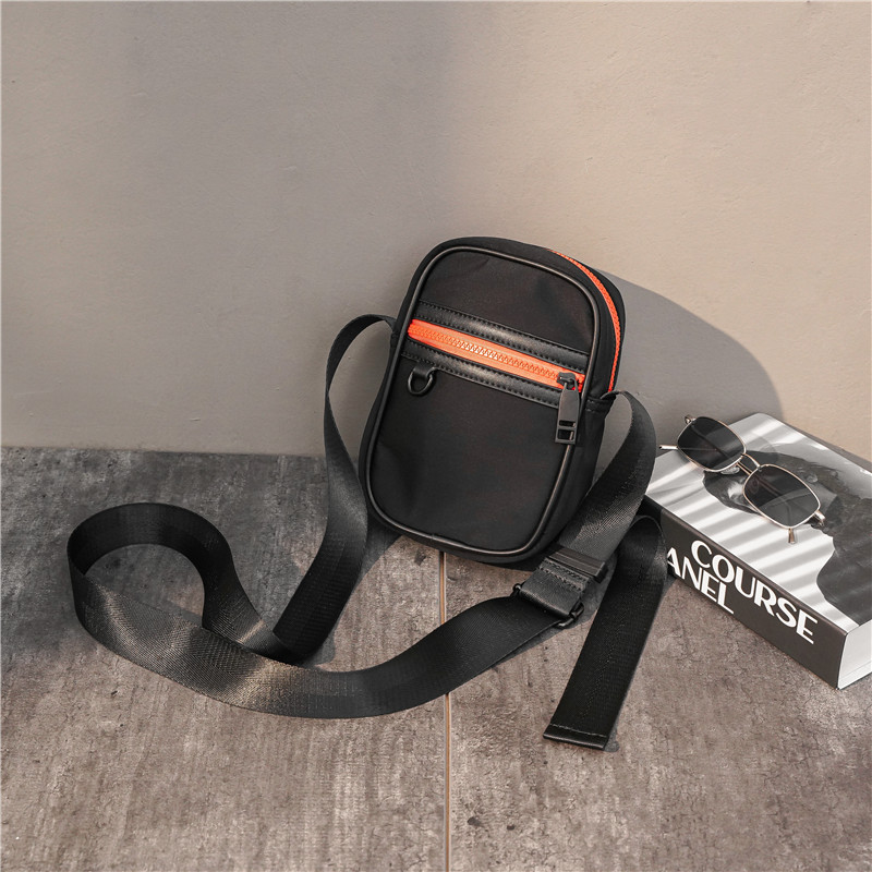 Japanese men's bag street men's shoulder bag functional wind diagonal bag tide mobile phone bag men's trendy brand personality small satchel