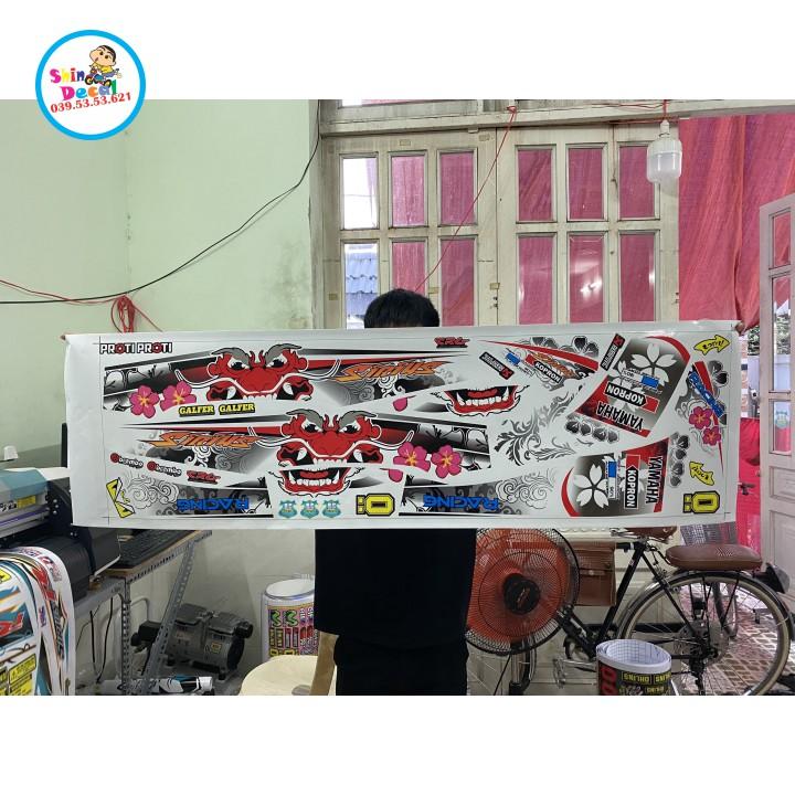 Tem rời SIRIUS ĐẦU LÂN DÁN XE TRẮNG