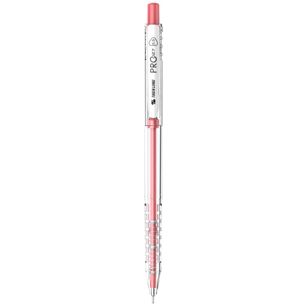 Hộp 20 Bút Bi Pro 027 0.5 mm - Thiên Long TL-105 - Mực Đỏ