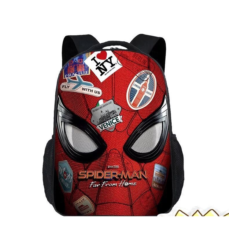 Balô cho bé size lớp 5 Spider Man (đỏ)