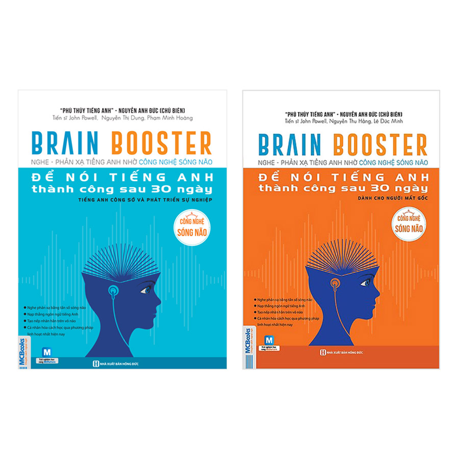 Combo Brain Booster - Nghe Phản Xạ Tiếng Anh Nhờ Công Nghệ Sóng Não Để Nói Tiếng Anh Thành Công Sau 30 Ngày