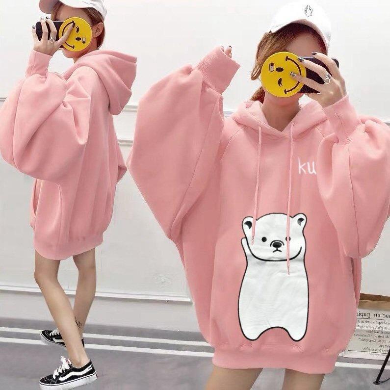 Áo hoodies form to y hình có mũ siêu xinh chất nỉ thời trang mới THỜI TRANG GU FASHION