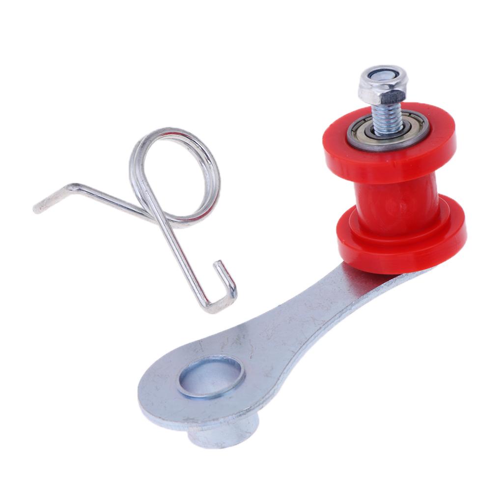 Red Guide Tensioner Roller Adjuster with Spring for 420/428/520/530 Chain