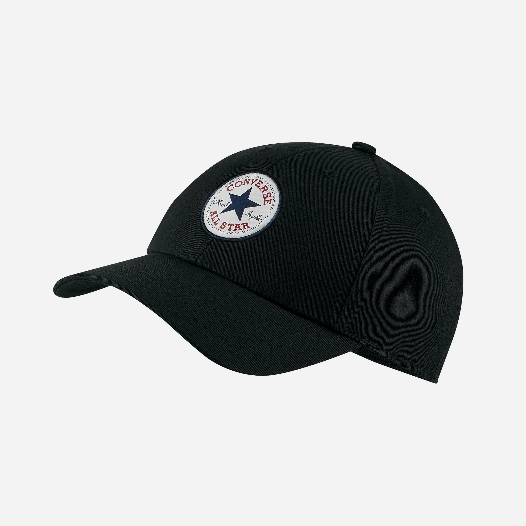 Nón Converse màu đen All Star Patch Baseball Hat Black 10022134 A01