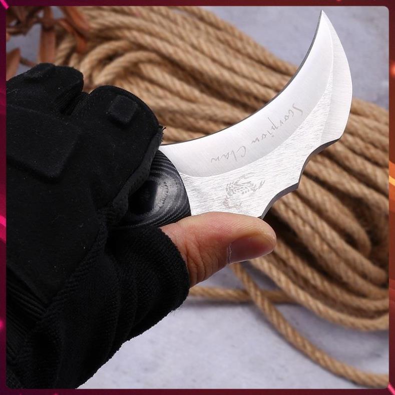 Dao Phượt Karambit Có Bao Da Cao Cấp Du Lịch Tiện Lợi