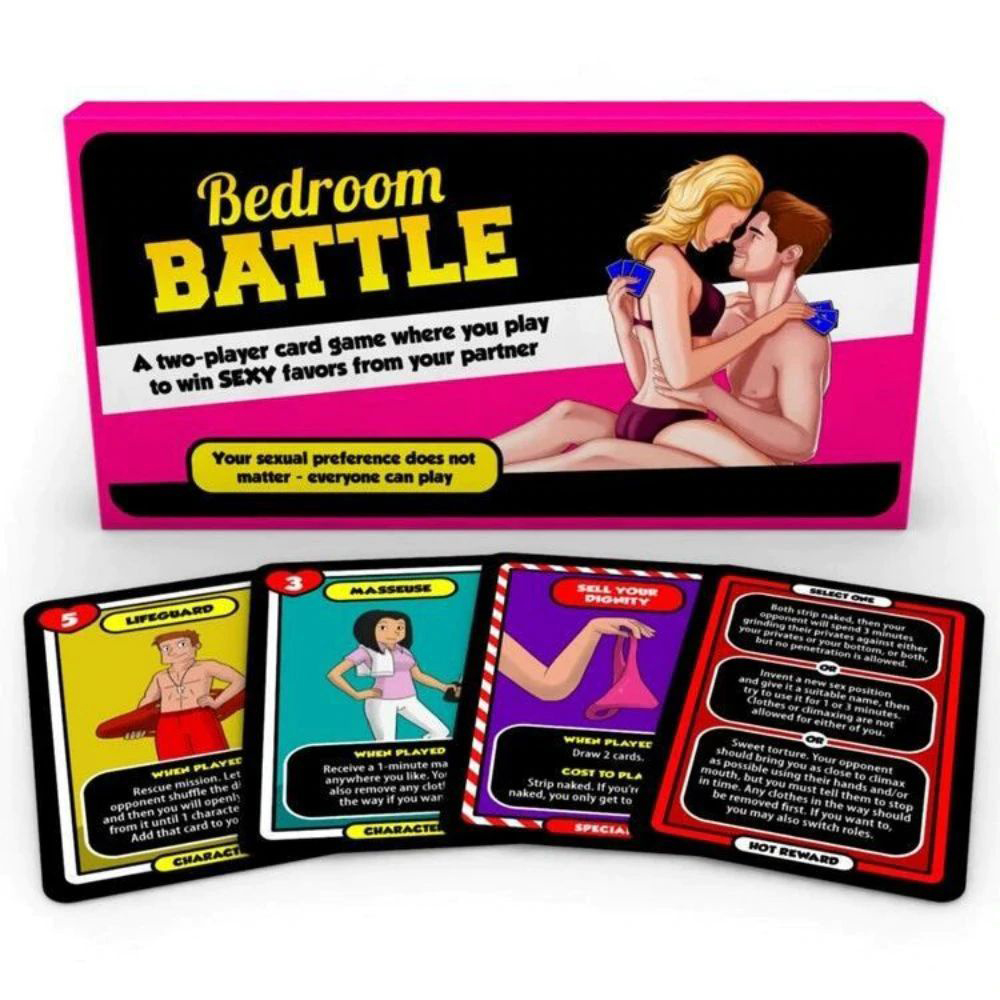 [Che Tên] Bộ Bài Bedroom Battle Dành Cho Các Cặp Đôi Board Game For Couple