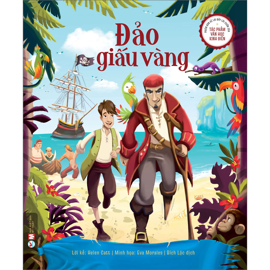 Đảo Giấu Vàng - Phiên Bản Kể Lại Đầy Lôi Cuốn Của Các Tác Phẩm Văn Học Kinh Điển