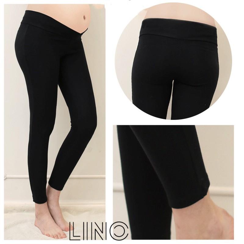 Quần legging bầu cạp chéo