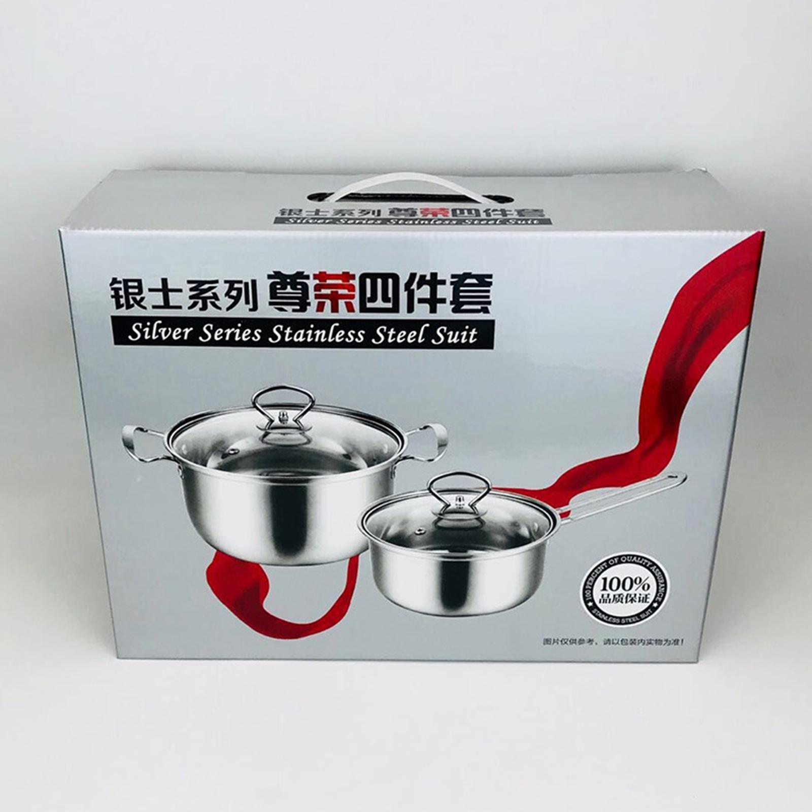 Stockpot Small Cookware Seasoning Bowls Stainless Steel for Ketchup Coffee