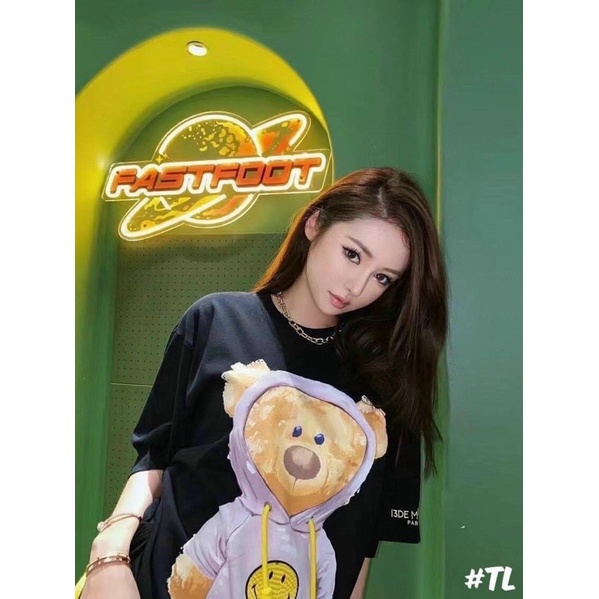 Áo Phông Unisex Gấu Drrew Dây Rút G0138