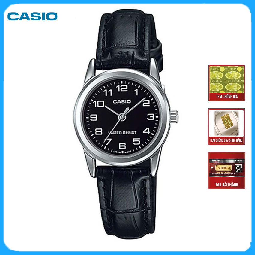 Đồng hồ nữ dây da Casio LTP-V001L-1BUDF