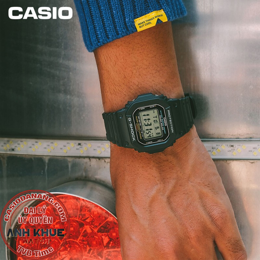 Đồng hồ nam dây nhựa Casio G-Shock chính hãng G-5600UE-1DR (43mm)