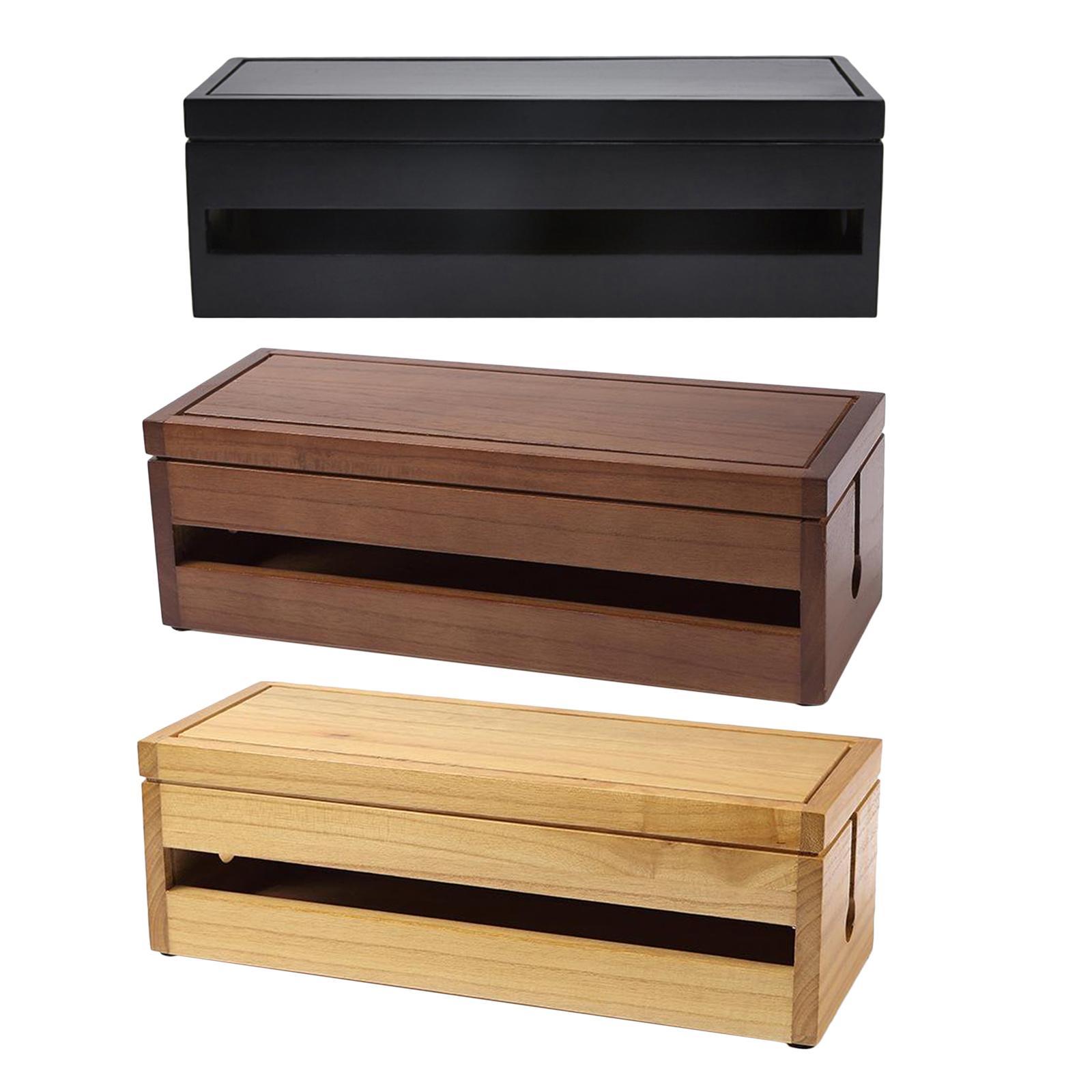 Cable Management Box Cord Organizer Wire Hide Charger Storage