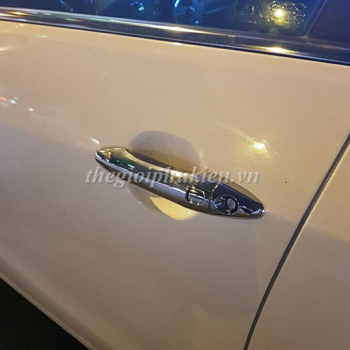 Bộ ốp tay nắm, hõm cửa xe KIA Cerato 2016-2018 mạ Crom