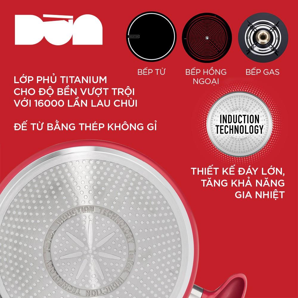 Nồi chống dính bếp từ, bếp hồng ngoại, bếp ga Tefal - So Chef 22cm - Gia dụng nhà bếp