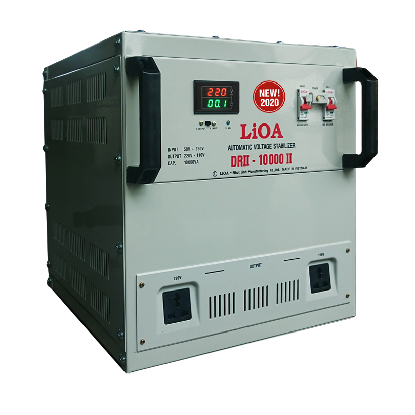 Ổn áp 1 pha LiOA DRII-10000 II NEW2020