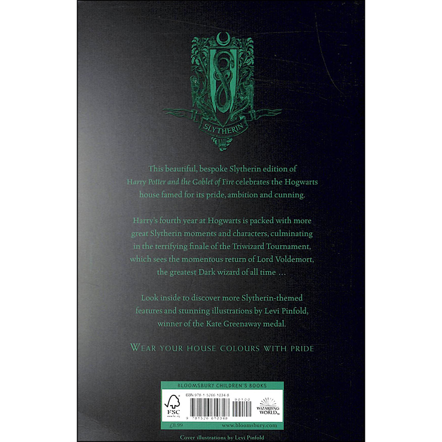 Harry Potter and the Goblet of Fire - Slytherin Edition (Book 4 of 7: Harry Potter Series) (Paperback)