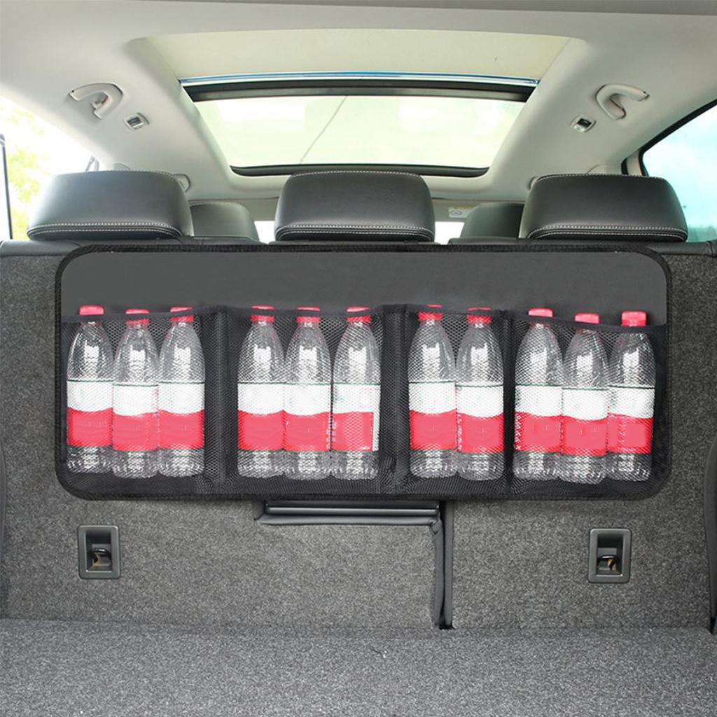 Auto Backseat Bag Car Trunk Organizer Storage Bag Mesh Net Pocket