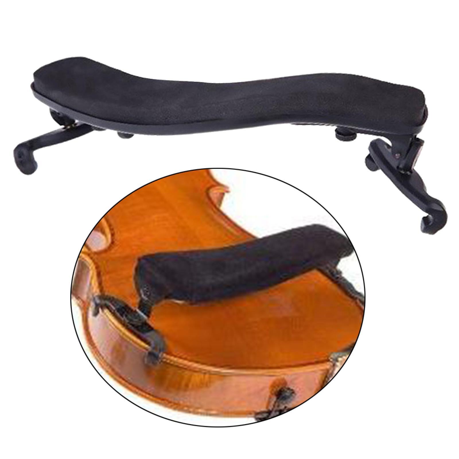 Adjustable Rubber Violin Shoulder Rest Support for 1/2 4/4 Violins DIY Parts