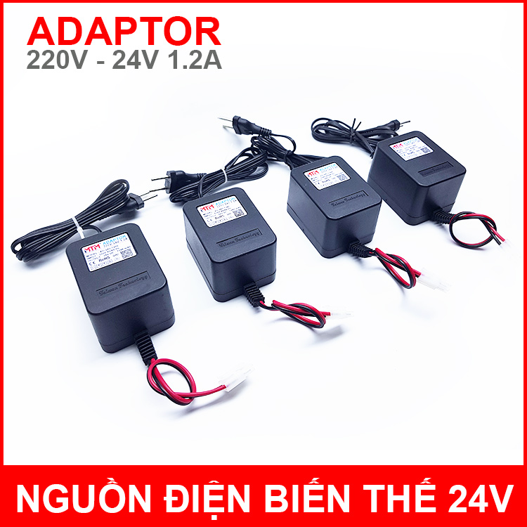 Nguồn điện adaptor biến thế máy phun sương lọc nước RO 220V 24V 1.2A MTM chính hãng