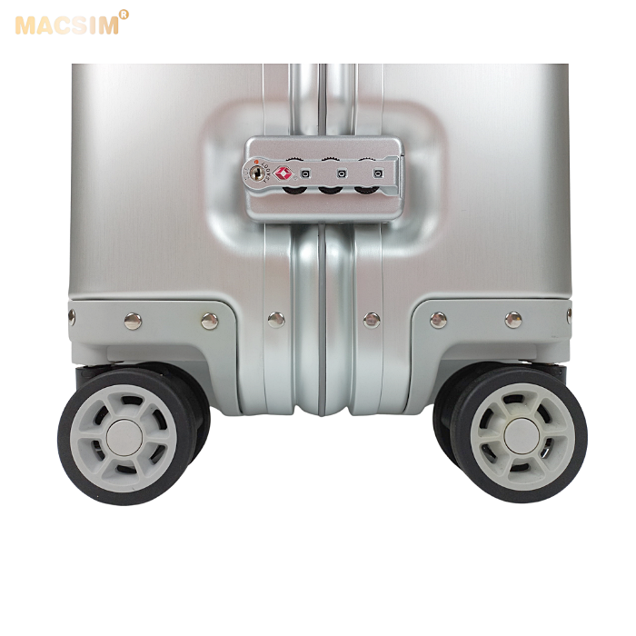 [XẢ KHO GIÁ SỐC – GIẢM 50%]  Vali hợp kim nhôm nguyên khối Macsim MS1313 24inches – lỗi cực nhỏ về sơn gần logo