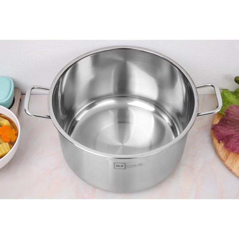 Bộ Nồi Xửng Hấp 2 Tầng 28cm Cao Cấp , Chất Liệu INOX 430, Dày Dặn , An Toàn