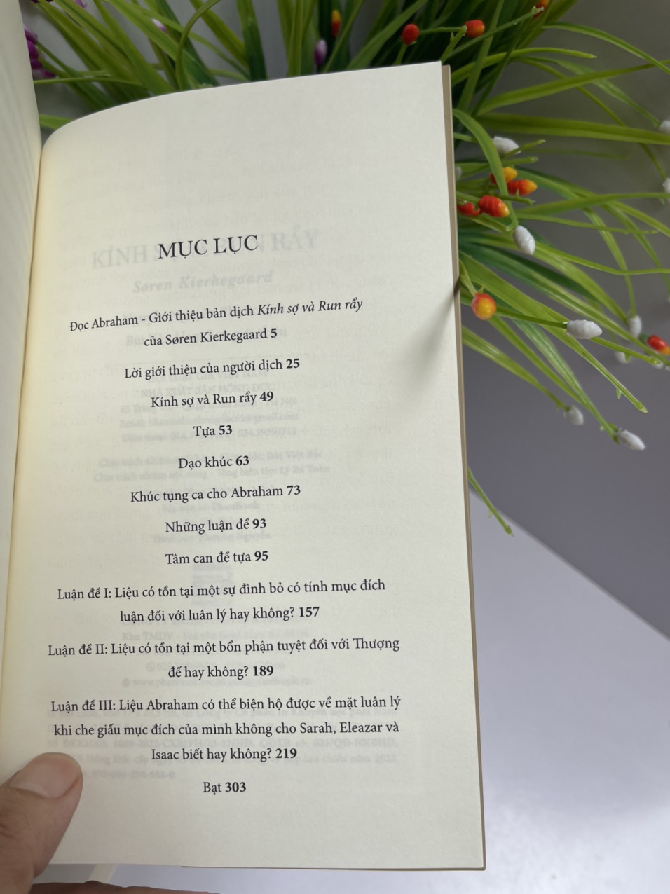 (In lần thứ 5) KÍNH SỢ VÀ RUN RẨY– Søren Kierkegaard – dịch giả Nguyễn Nguyên Phước – Bùi Văn Nam Sơn giới thiệu - Phanbook